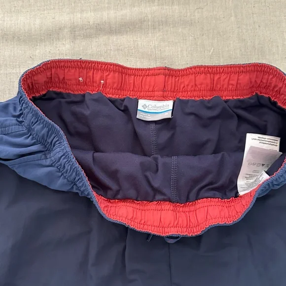 Columbia 90s Retro Two-Tone Blue Skirt With Built In Shorts And Drawstring M - Picture 7 of 8